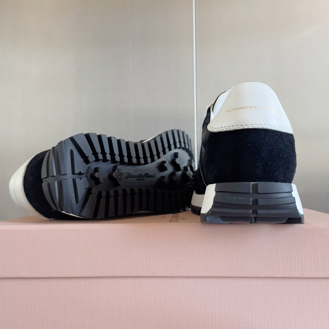 Gianvito Rossi Gravel Series Velvet Sneakers Review: Stylish Couple Shoes with Thick Base - 图片 9