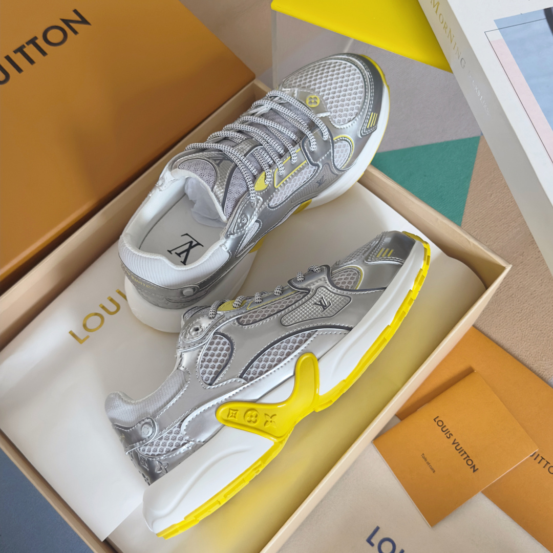 顶级版本:情侣款
LV 路易威登L家 驴牌 最新Olympia系列 情侣款 银角大王 休闲 运动鞋 跑鞋