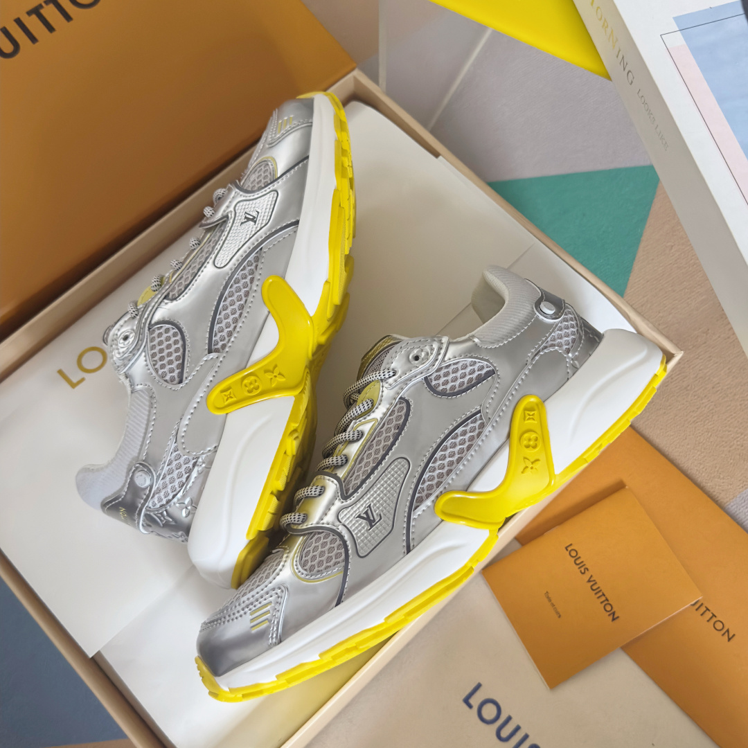 顶级版本:情侣款
LV 路易威登L家 驴牌 最新Olympia系列 情侣款 银角大王 休闲 运动鞋 跑鞋