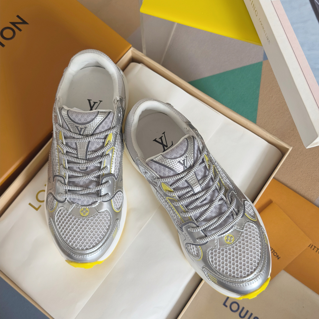 顶级版本:情侣款
LV 路易威登L家 驴牌 最新Olympia系列 情侣款 银角大王 休闲 运动鞋 跑鞋