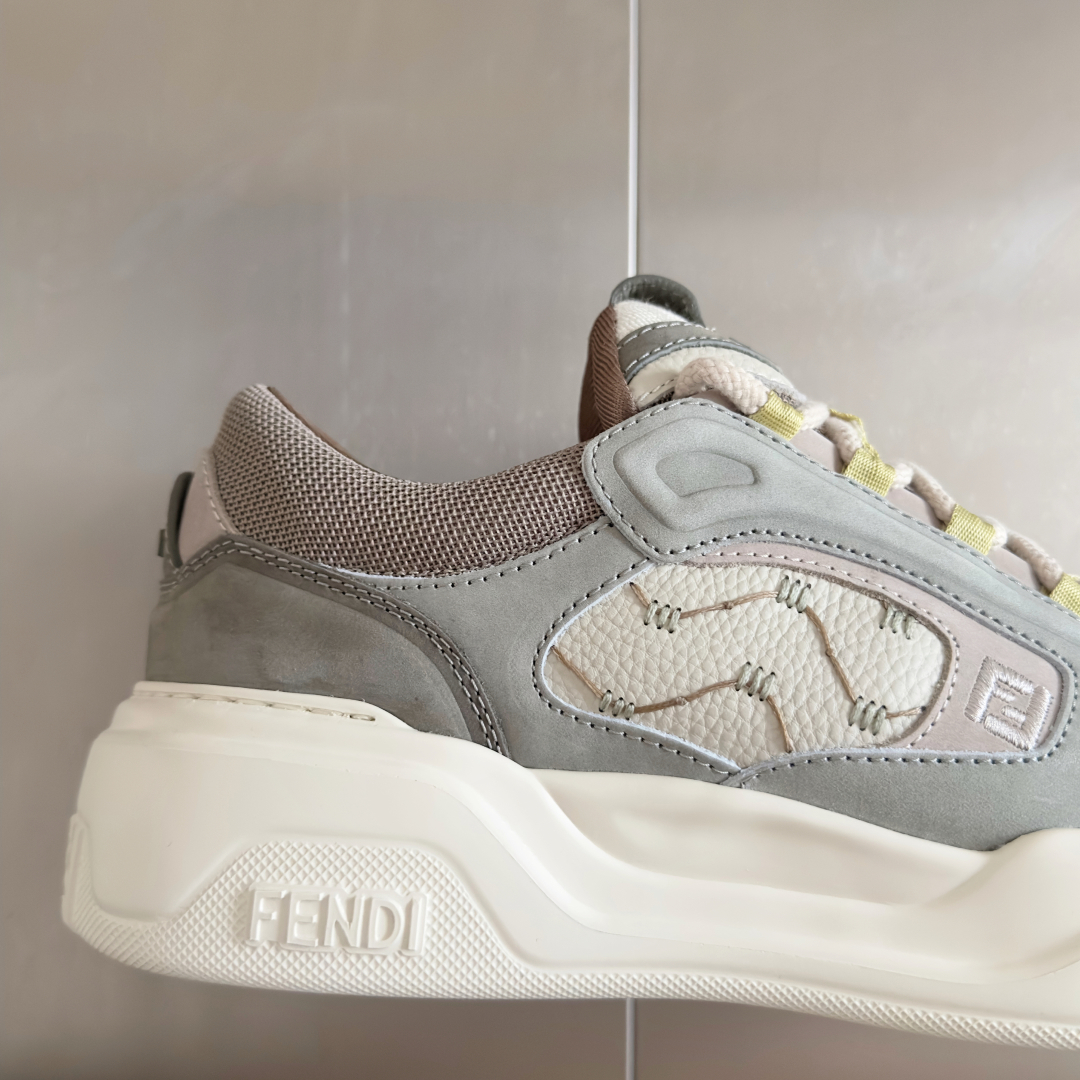 顶级版本：男款
Fendi 芬迪 最新 Force系列 FF厚底 休闲 运动鞋 板鞋
原版购入开发 做货
