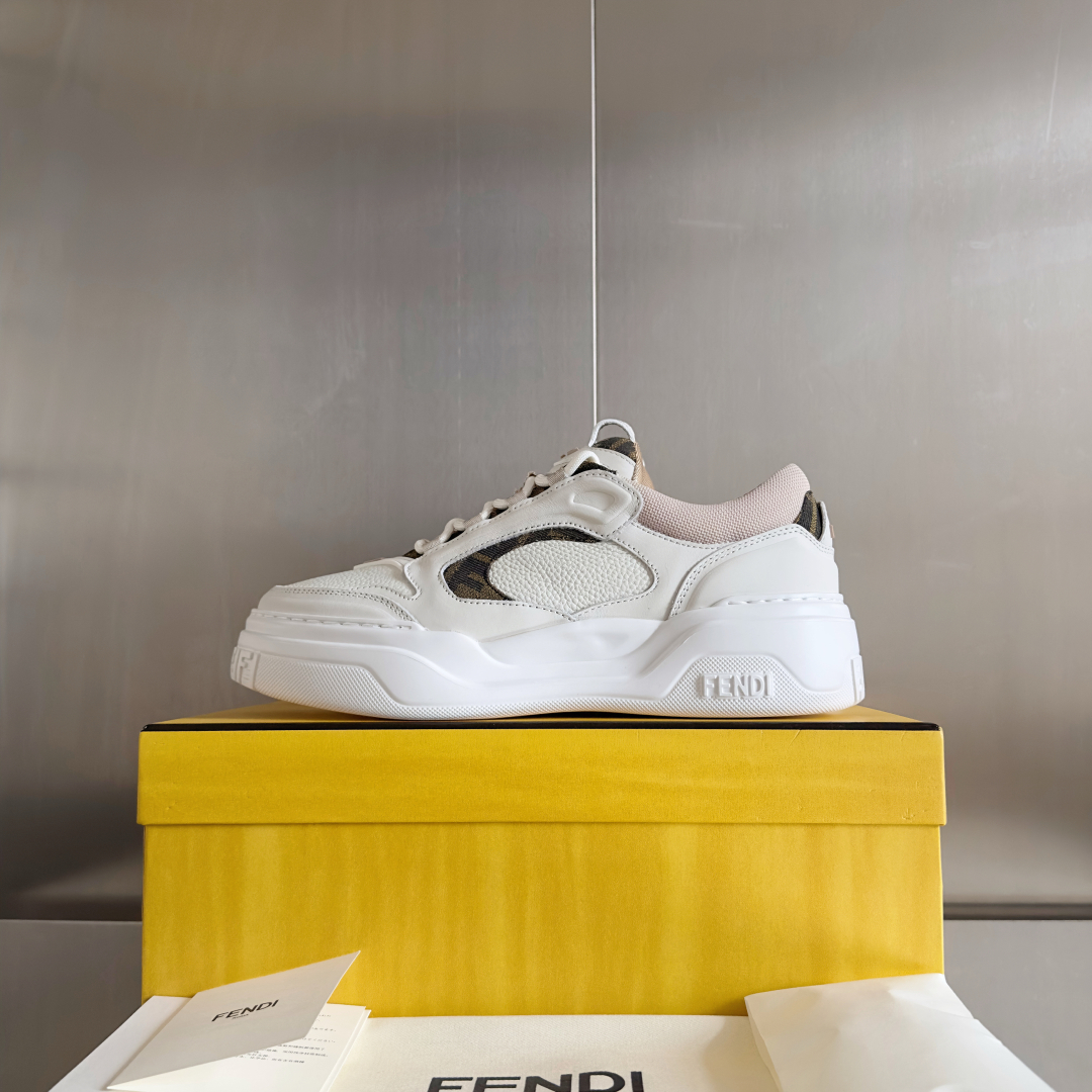 顶级版本：男款
Fendi 芬迪 最新 Force系列 FF厚底 休闲 运动鞋 板鞋
原版购入开发 做货