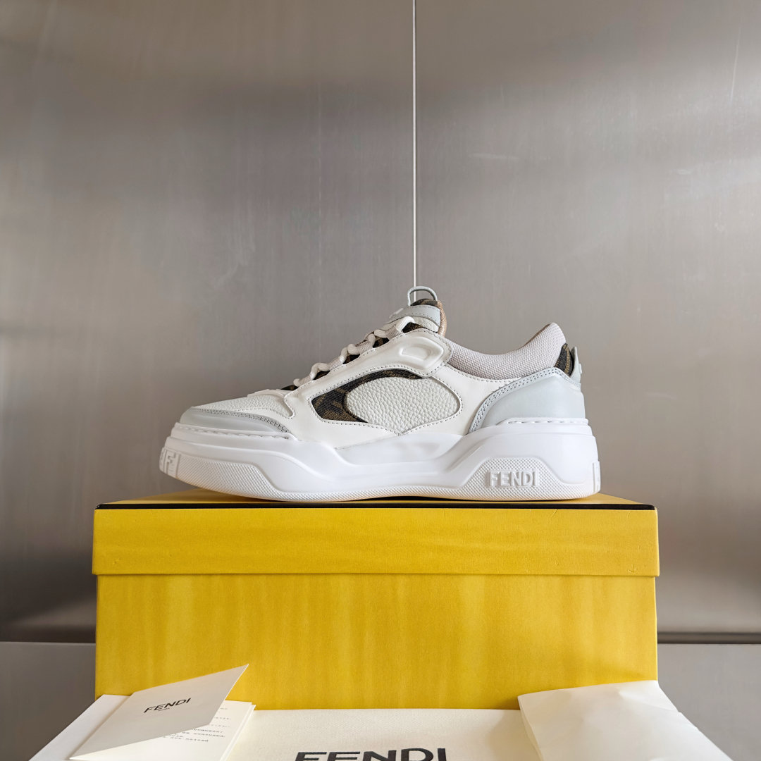 顶级版本：男款
Fendi 芬迪 最新 Force系列 FF厚底 休闲 运动鞋 板鞋
原版购入开发 做货