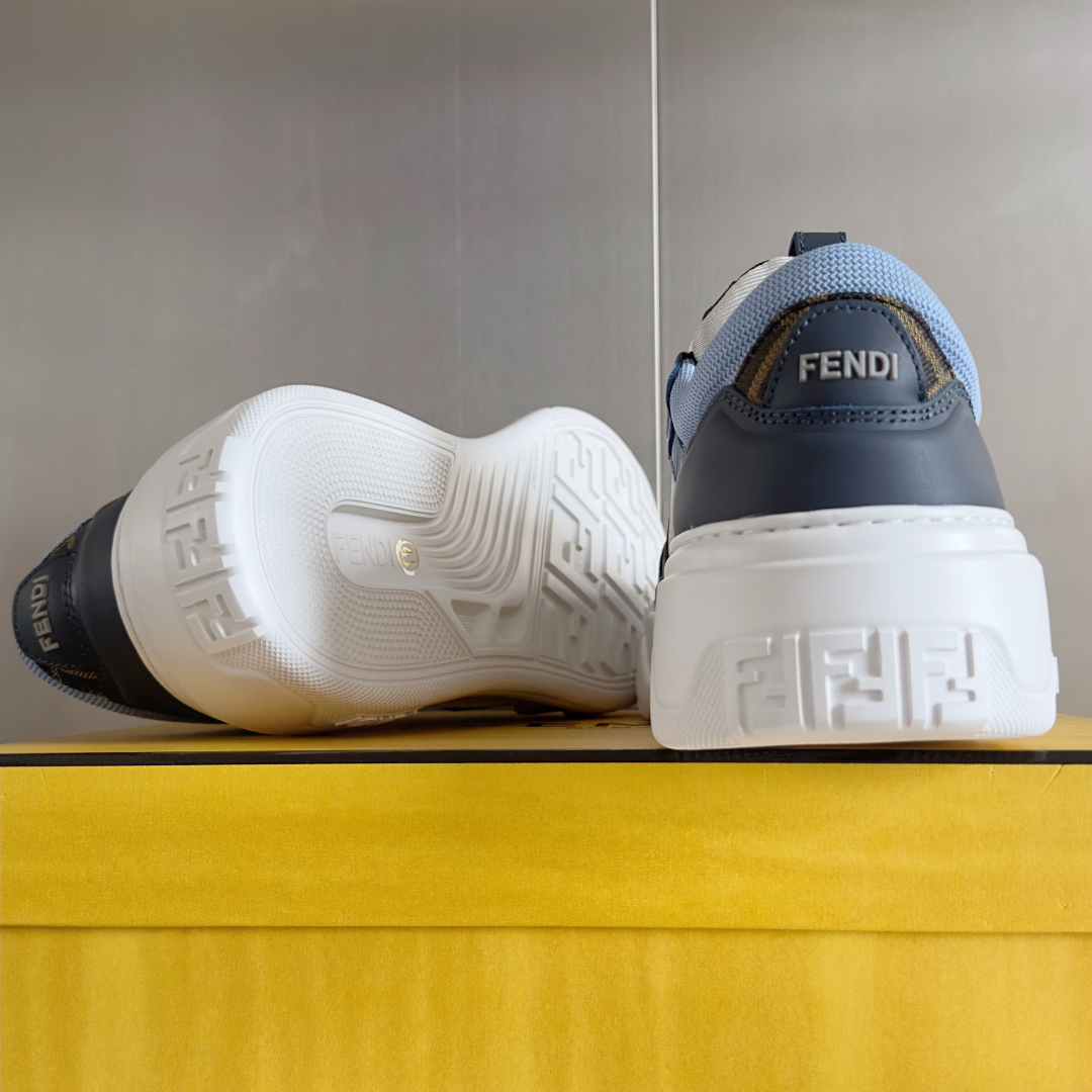 顶级版本：男款
Fendi 芬迪 最新 Force系列 FF厚底 休闲 运动鞋 板鞋
原版购入开发 做货