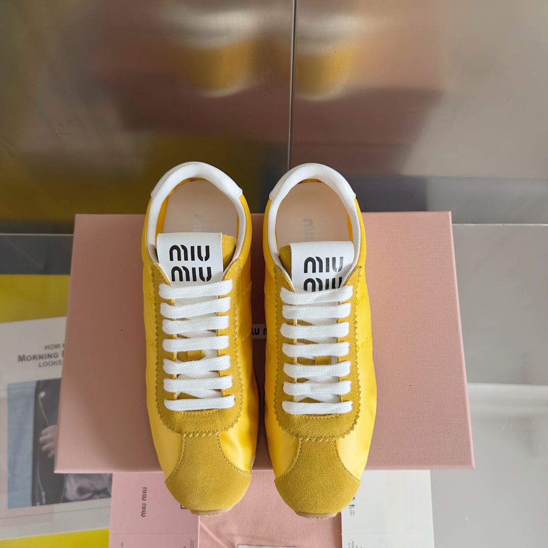 顶级版本：女款
miumiu缪缪 最新 复古 德训鞋 阿甘鞋 休闲 运动鞋
原版购入开发 做货 这款Mi
