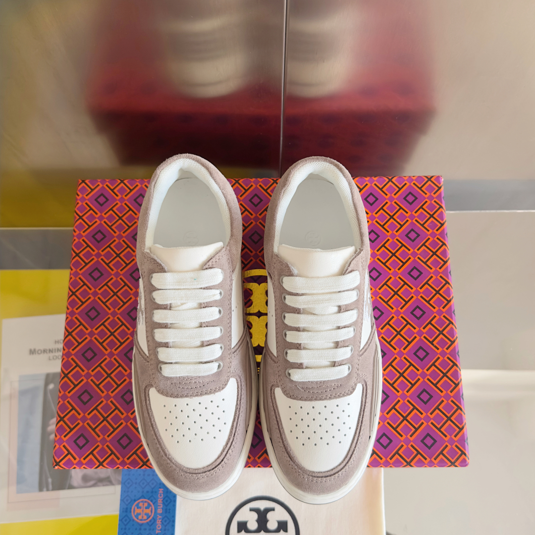 顶级版本：女款
Tory Burch 汤丽柏琦 TB最新Clover Court 系列 厚底 休闲 运动
