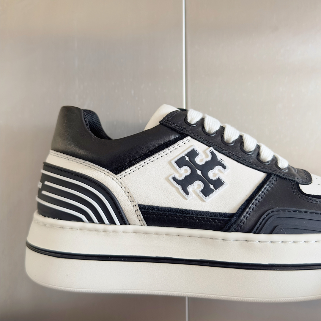 顶级版本:女款
Tory Burch 汤丽柏琦 TB最新Clover Court 系列 厚底 休闲 运动
