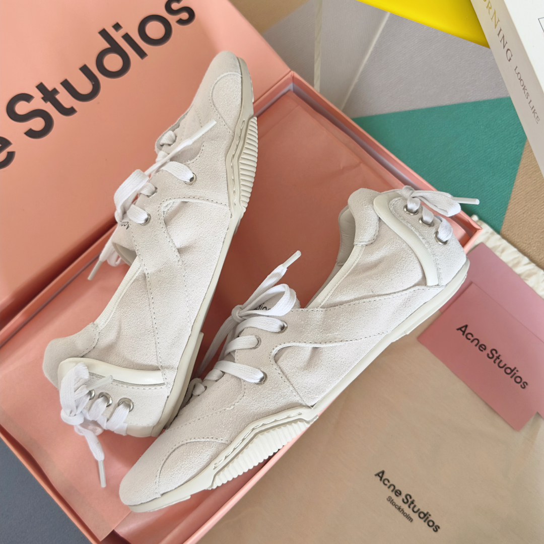 顶级版本：女款
Acne studios 24FW 丹宁牛仔布 芭蕾舞鞋 休闲 运动鞋
原版购入开发 做