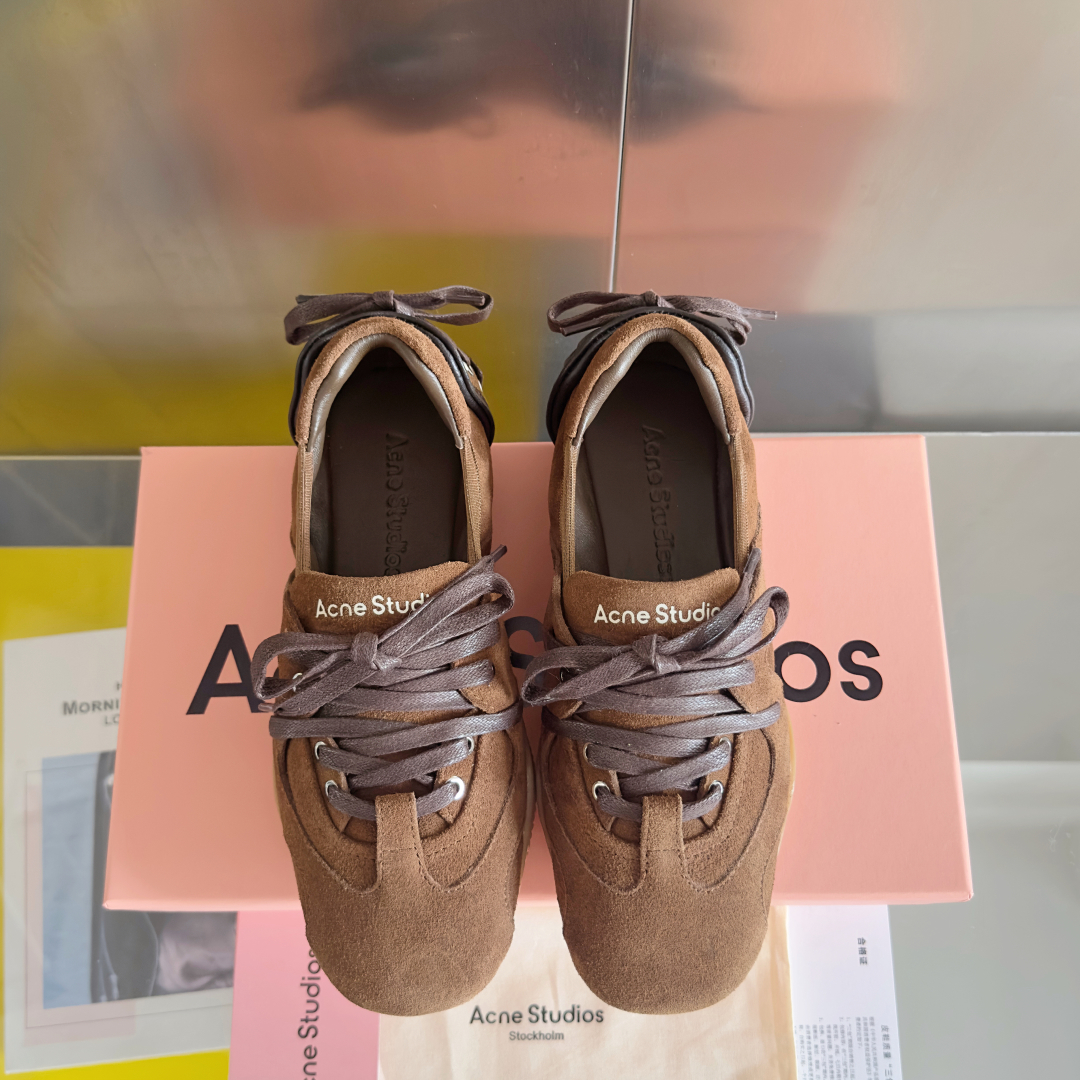 顶级版本：女款
Acne studios 24FW 丹宁牛仔布 芭蕾舞鞋 休闲 运动鞋
原版购入开发 做
