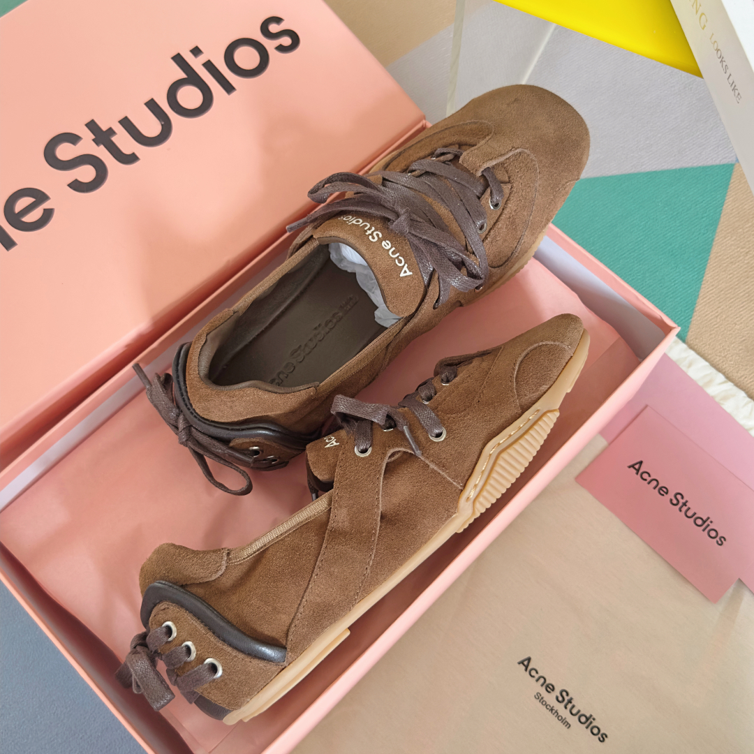 顶级版本：女款
Acne studios 24FW 丹宁牛仔布 芭蕾舞鞋 休闲 运动鞋
原版购入开发 做