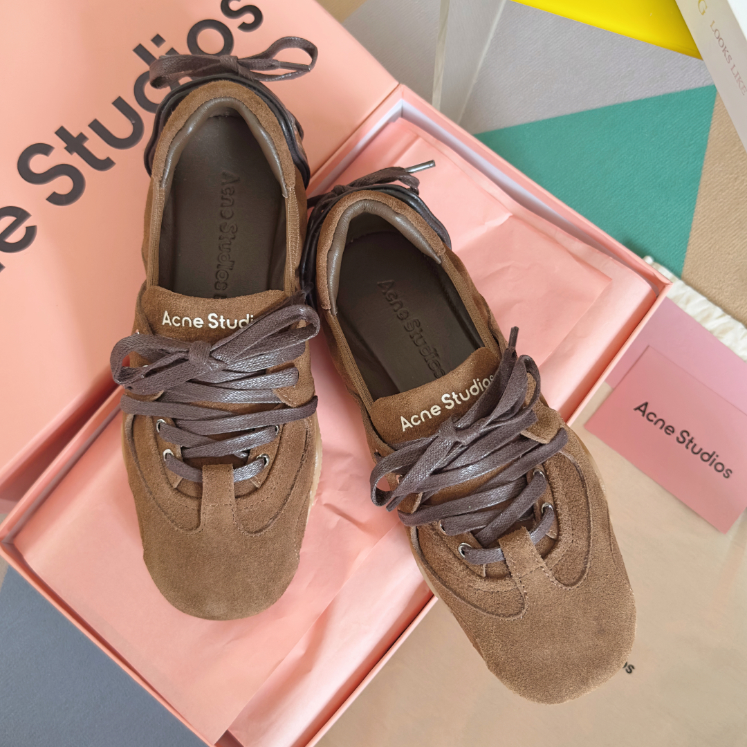 顶级版本：女款
Acne studios 24FW 丹宁牛仔布 芭蕾舞鞋 休闲 运动鞋
原版购入开发 做
