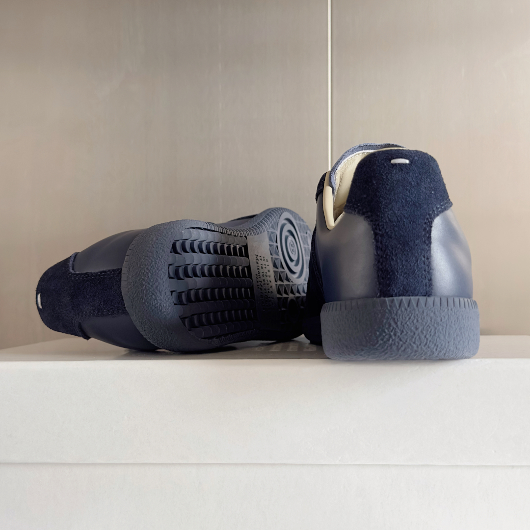 Maison Margiela MM6 Replica Sneakers - Blue Leather & Suede German Army Trainers 10 cmp i1744551793592 9515 0 8