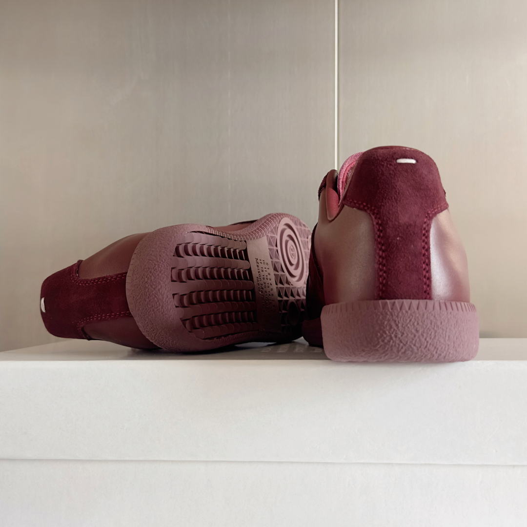 Maison Margiela MM6 Maroon Leather & Suede Sneakers Couple Style 10 cmp i1744551809798 1275 0 8