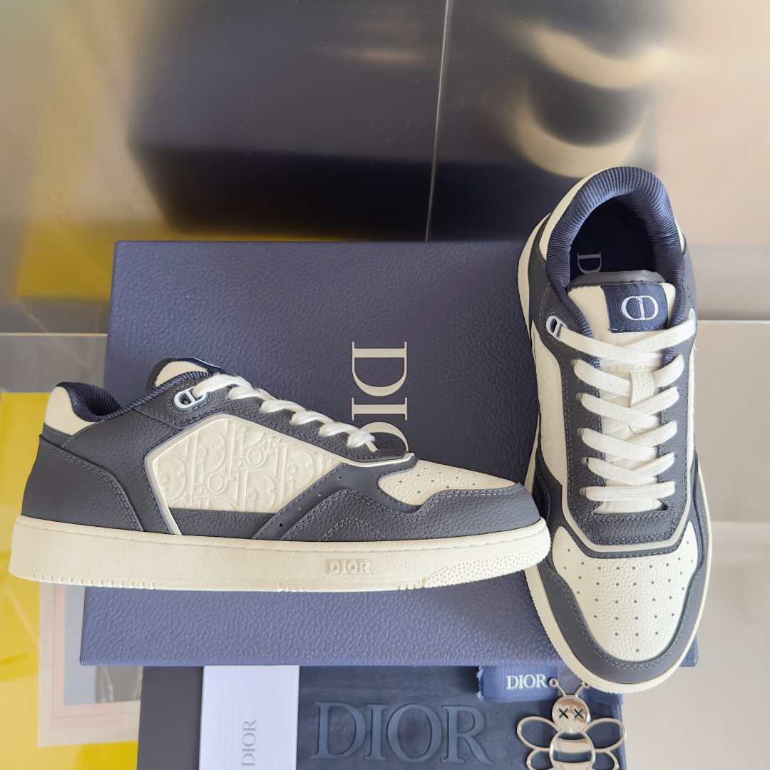 顶级版本：低帮【最新配色】
Dior迪奥B27系列 情侣款 老花 石头纹 打印 休闲 运动鞋 板鞋
原版