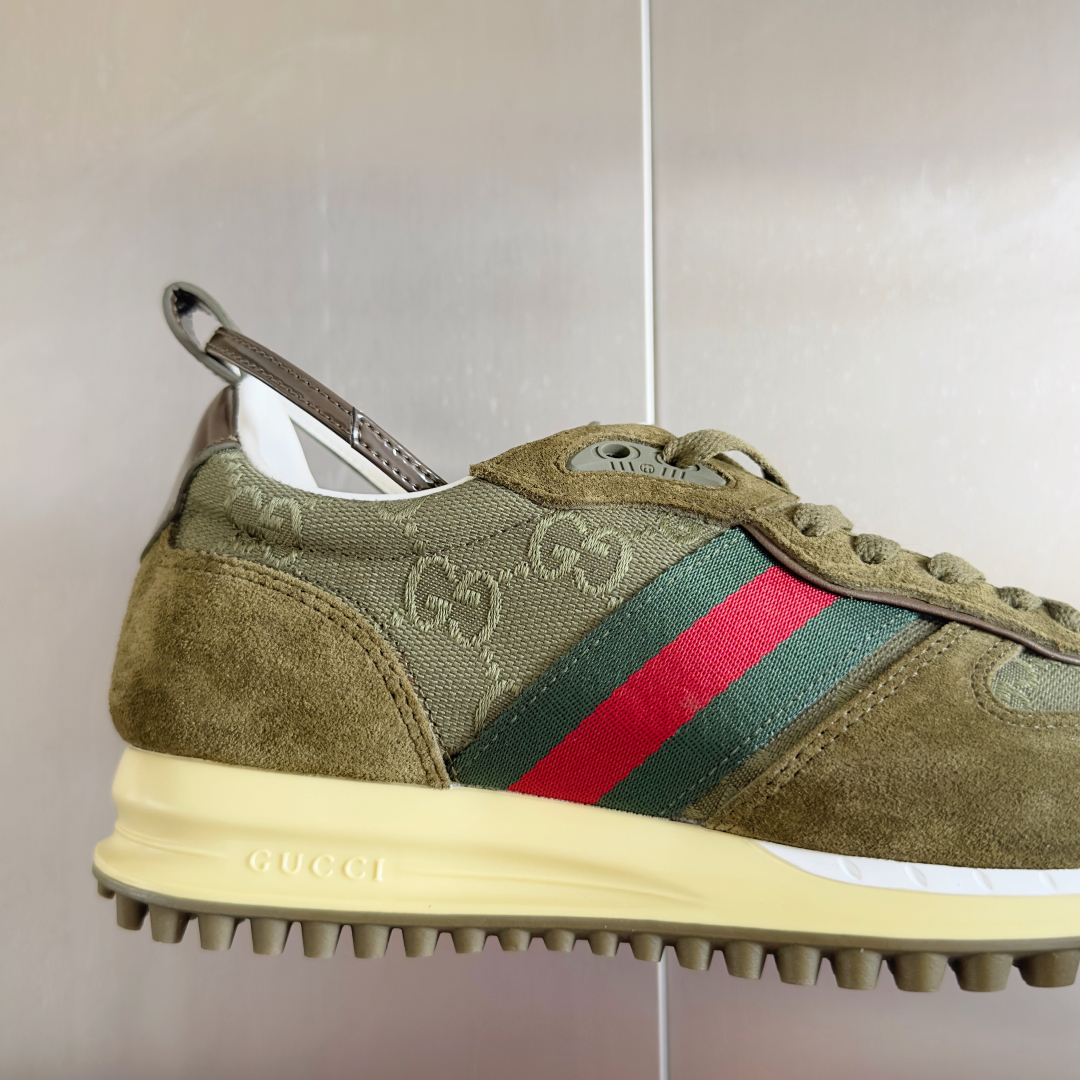 顶级版本：女款
Gucci古驰 最新 走秀款 Re-Motion系列 厚底 休闲 运动鞋 
原版购入开发