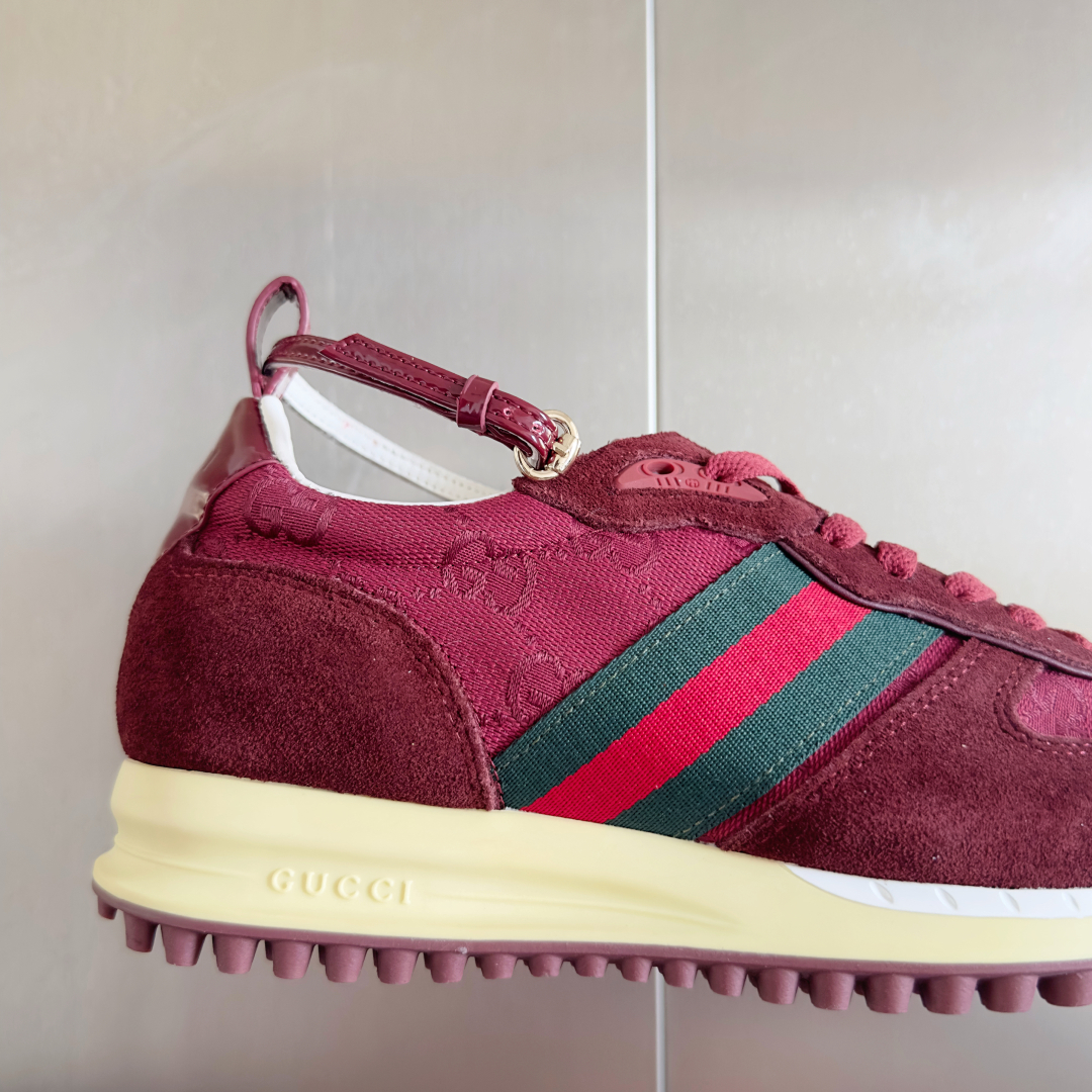 顶级版本：女款
Gucci古驰 最新 走秀款 Re-Motion系列 厚底 休闲 运动鞋 
原版购入开发