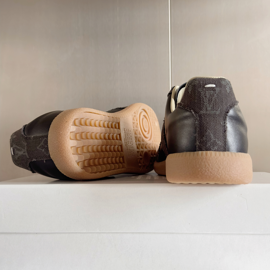 Maison Margiela MM6 Couple Sneakers-German Army Trainer-Leather and Fabric 9 cmp i1745492307214 3552 0 8