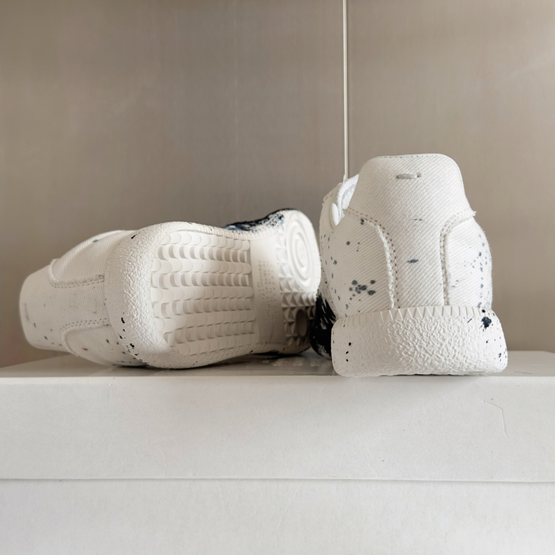 顶级版本：情侣款
MaisonMargiela MM6 马吉拉 情侣款 喷墨 涂鸦 帆布 德训鞋 休闲 