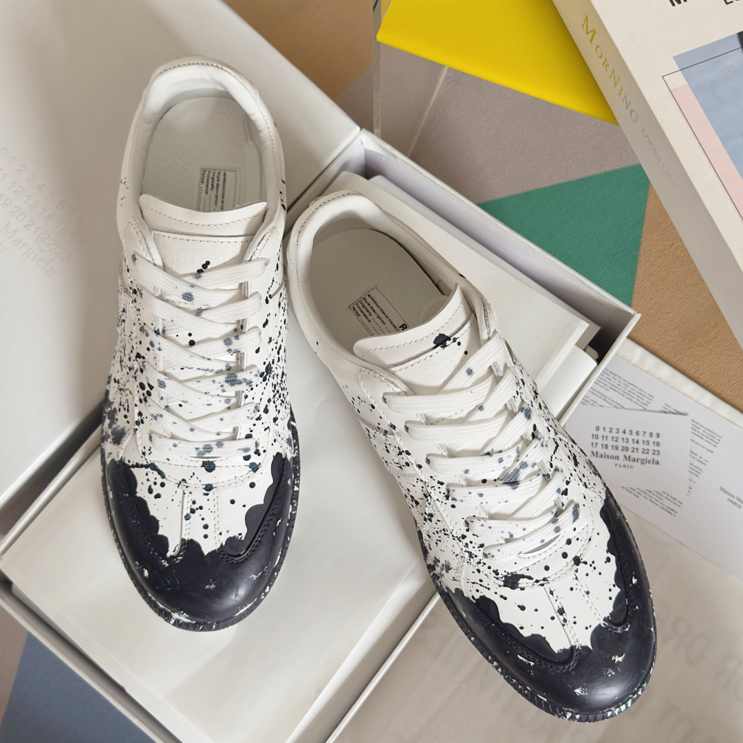 Maison Margiela MM6 Couple Sneakers: T-Toe Leather Patch Casual Sport Shoes 2 cmp i1745492607252 1518 0 0