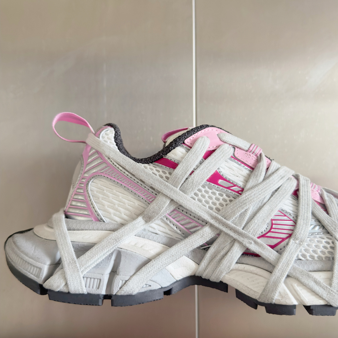 顶级版本:情侣款
Balenciaga巴黎世家 3XL系列Extreme Lace蜘蛛侠 绑带 厚底 休