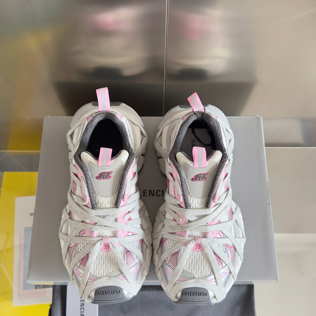 顶级版本:情侣款
Balenciaga巴黎世家 3XL系列Extreme Lace蜘蛛侠 绑带 厚底 休