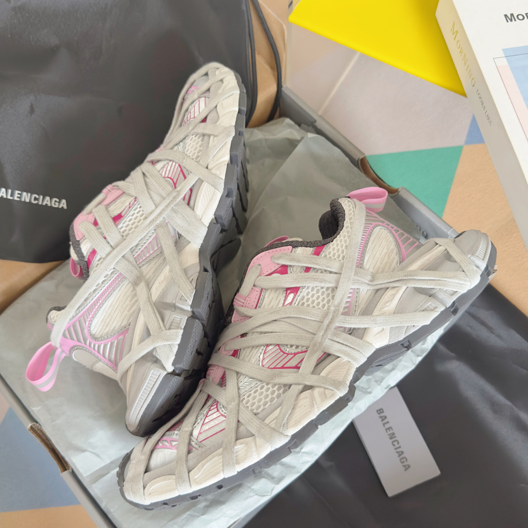 顶级版本:情侣款
Balenciaga巴黎世家 3XL系列Extreme Lace蜘蛛侠 绑带 厚底 休