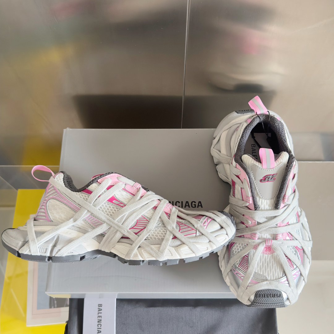 顶级版本:情侣款
Balenciaga巴黎世家 3XL系列Extreme Lace蜘蛛侠 绑带 厚底 休