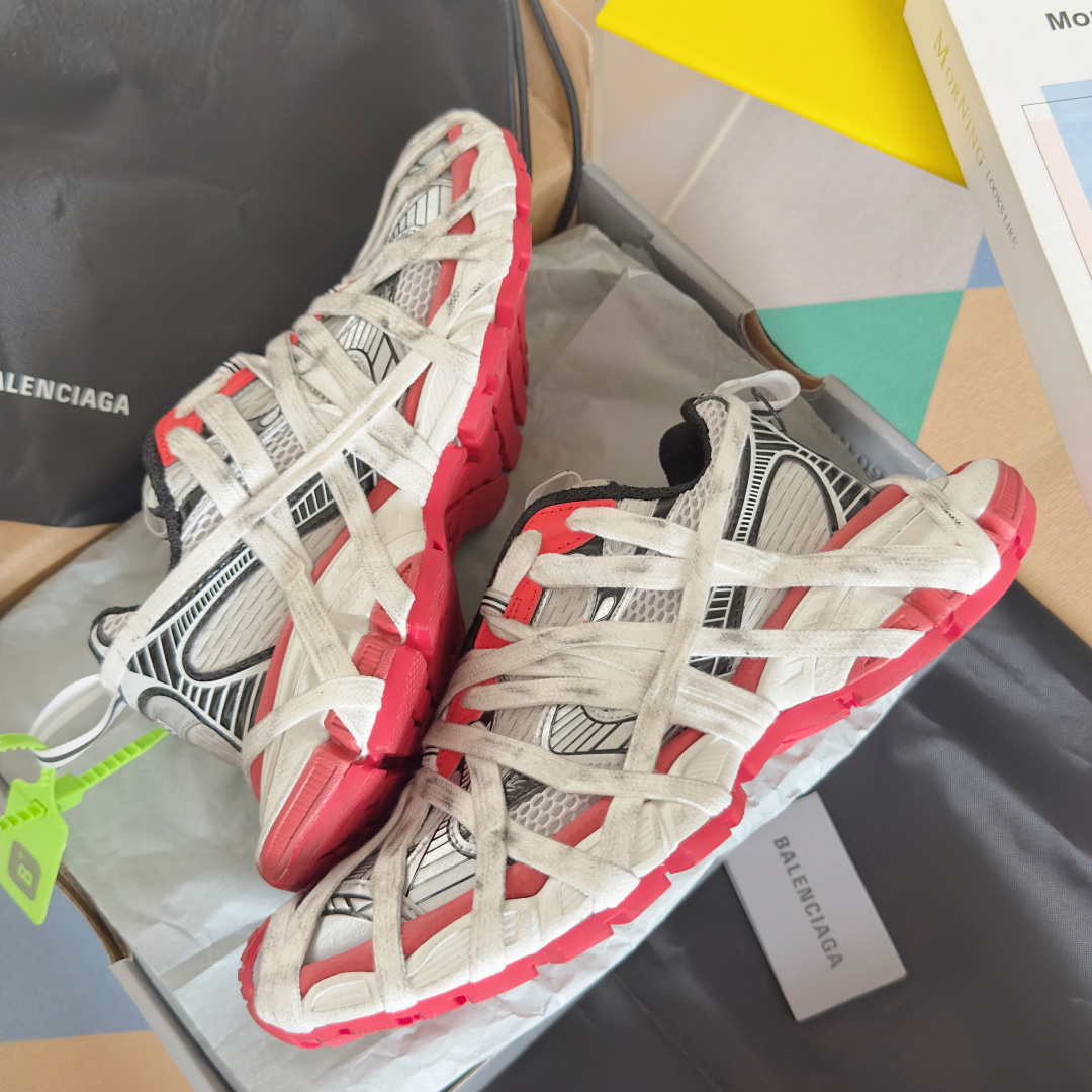 顶级版本:情侣款
Balenciaga巴黎世家 3XL系列Extreme Lace蜘蛛侠 绑带 厚底 休