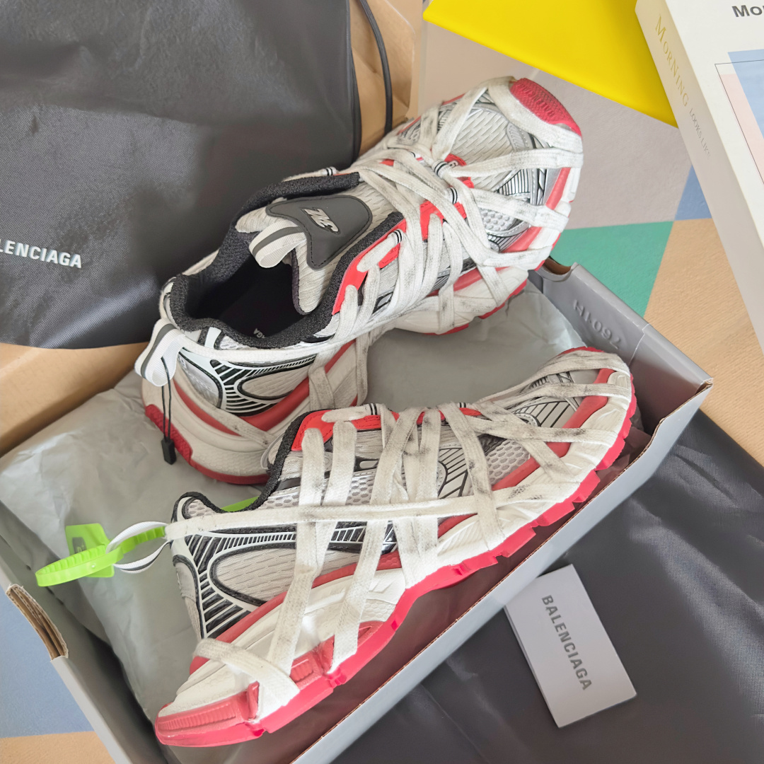 顶级版本:情侣款
Balenciaga巴黎世家 3XL系列Extreme Lace蜘蛛侠 绑带 厚底 休