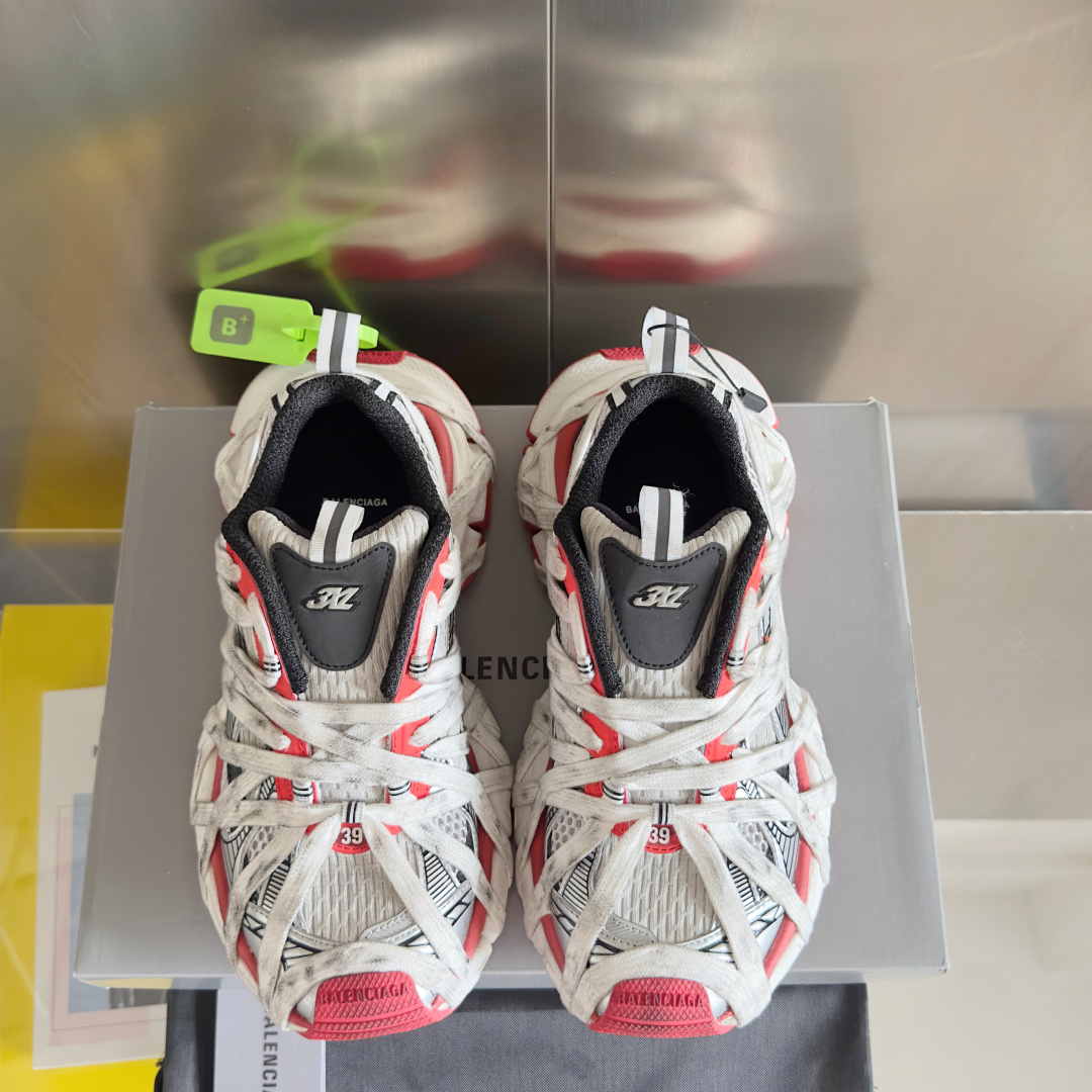 顶级版本:情侣款
Balenciaga巴黎世家 3XL系列Extreme Lace蜘蛛侠 绑带 厚底 休