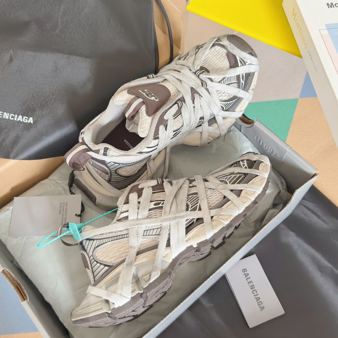 顶级版本:情侣款
Balenciaga巴黎世家 3XL系列Extreme Lace蜘蛛侠 绑带 厚底 休