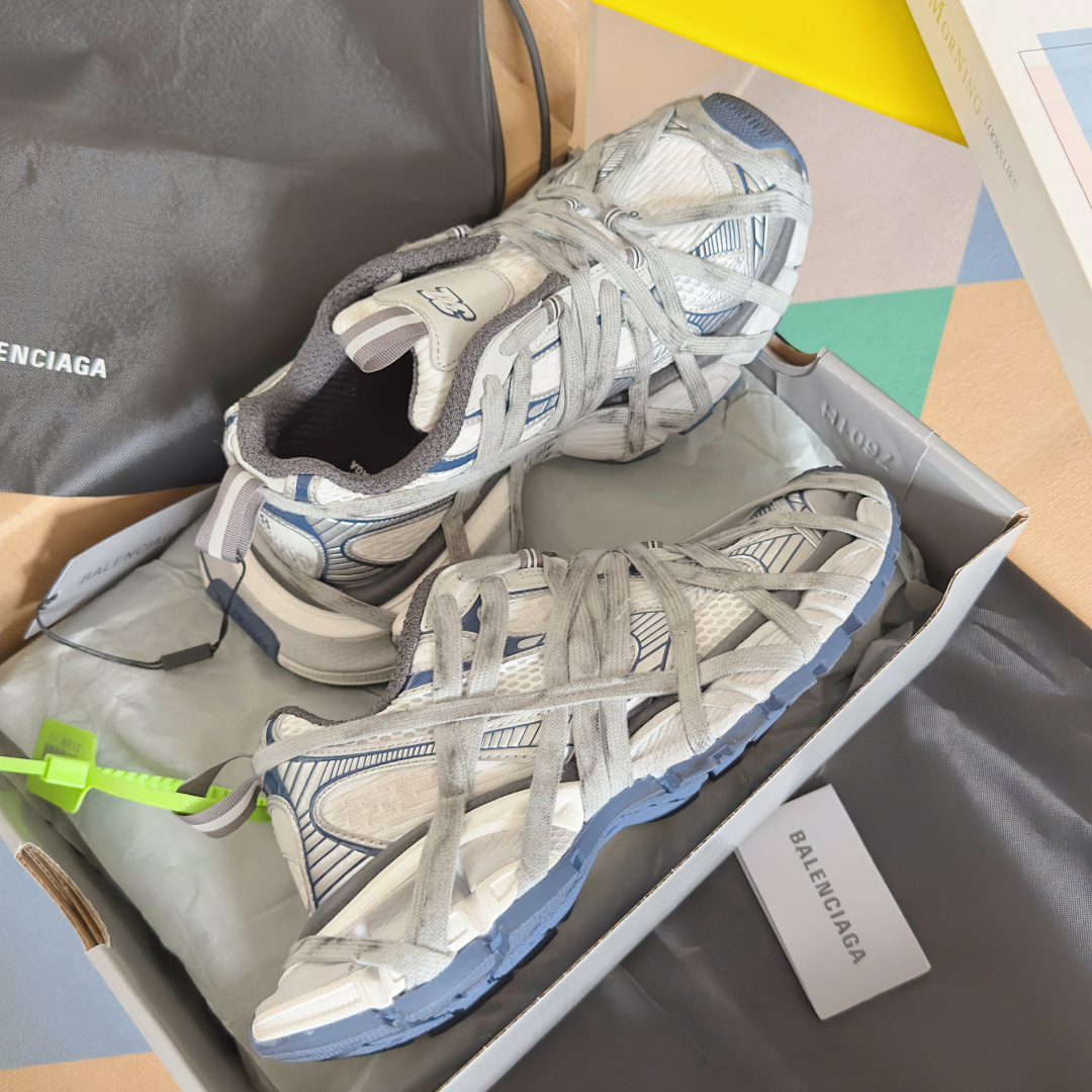 顶级版本:情侣款
Balenciaga巴黎世家 3XL系列Extreme Lace蜘蛛侠 绑带 厚底 休