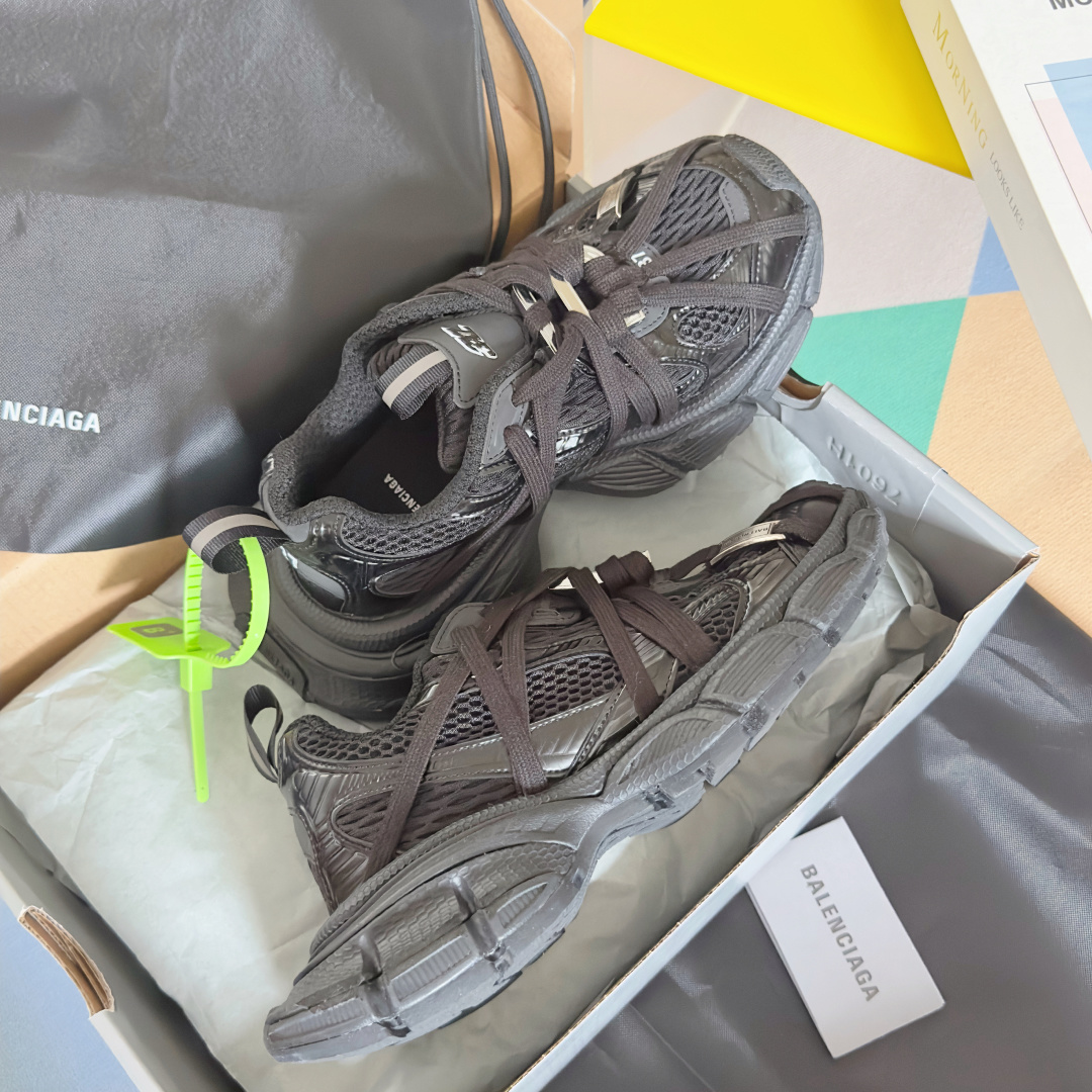 顶级版本:情侣款
Balenciaga巴黎世家 3XL系列Extreme Lace蜘蛛侠 绑带 厚底 休