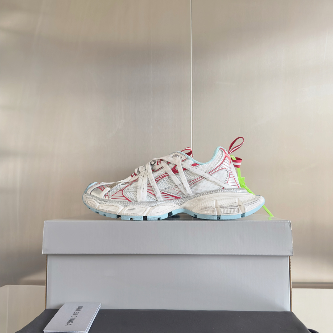 顶级版本:情侣款
Balenciaga巴黎世家 3XL系列Extreme Lace蜘蛛侠 绑带 厚底 休