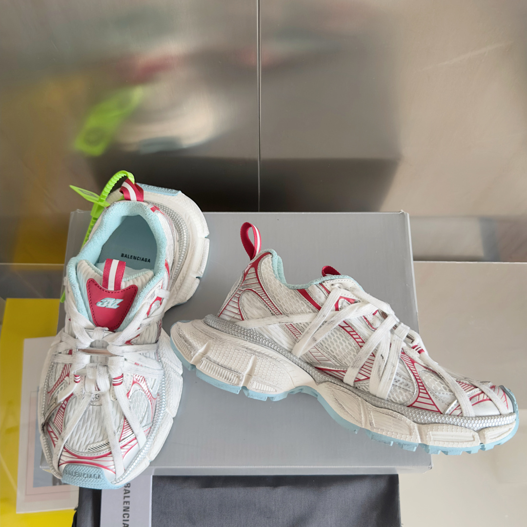 顶级版本:情侣款
Balenciaga巴黎世家 3XL系列Extreme Lace蜘蛛侠 绑带 厚底 休