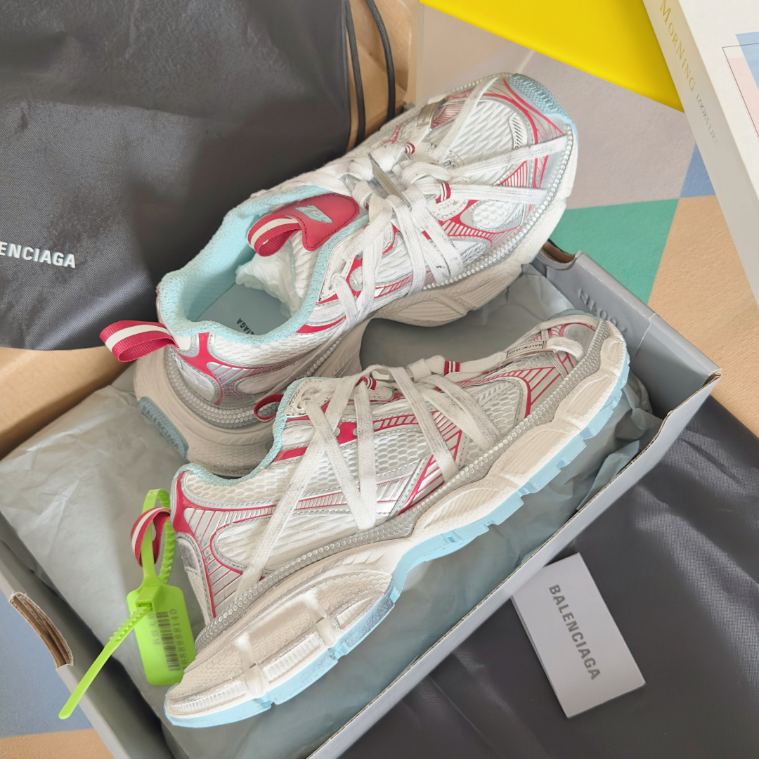 顶级版本:情侣款
Balenciaga巴黎世家 3XL系列Extreme Lace蜘蛛侠 绑带 厚底 休