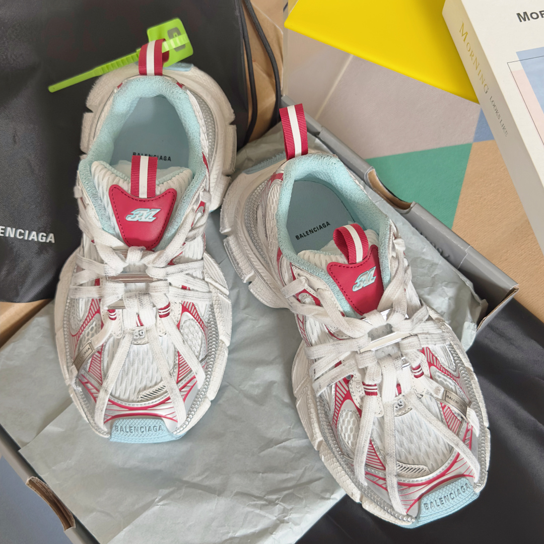 顶级版本:情侣款
Balenciaga巴黎世家 3XL系列Extreme Lace蜘蛛侠 绑带 厚底 休