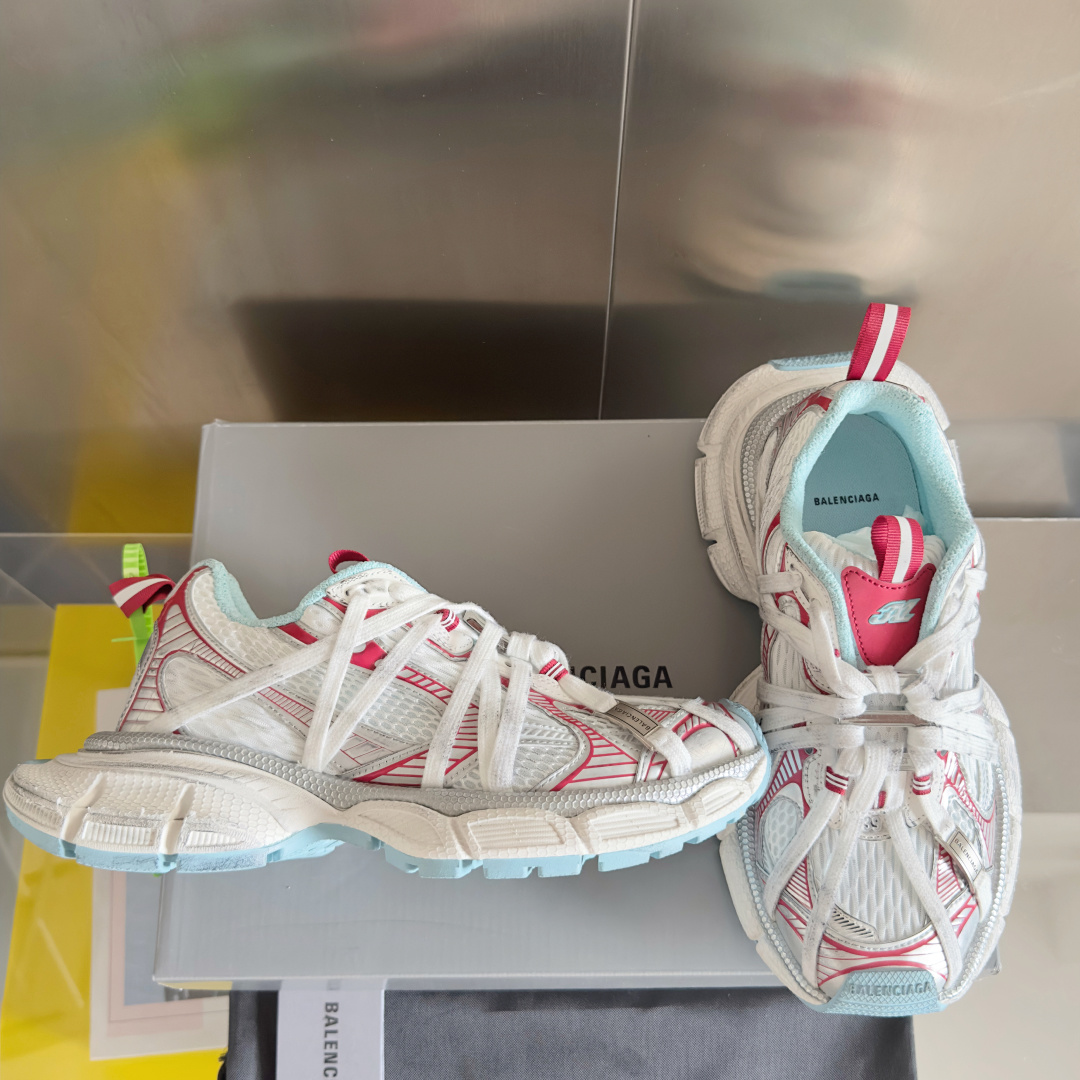 顶级版本:情侣款
Balenciaga巴黎世家 3XL系列Extreme Lace蜘蛛侠 绑带 厚底 休