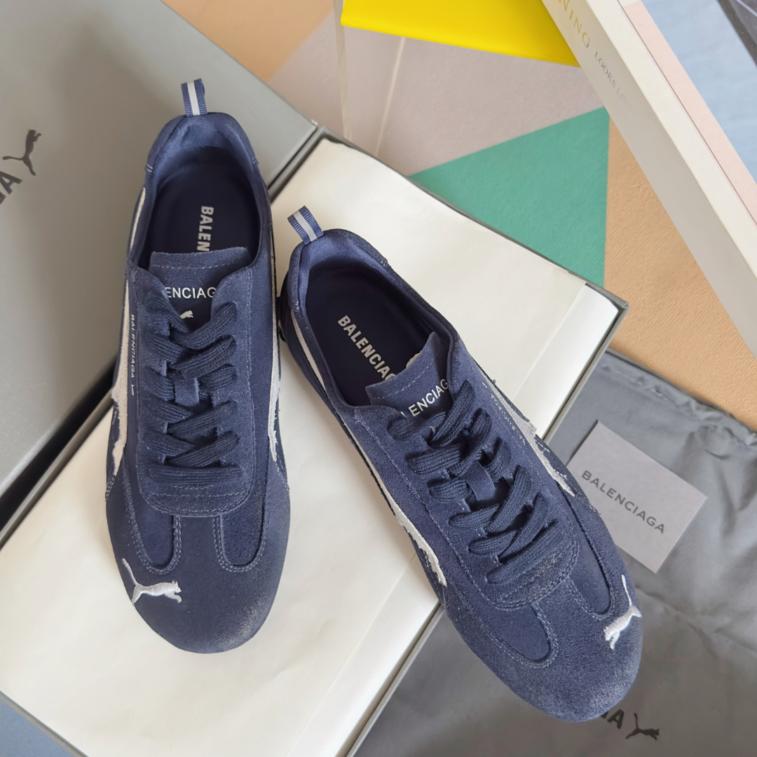 顶级版本：女款
巴黎世家Balenciaga × 彪马PUMA 联名款Ultrasoft Speedca