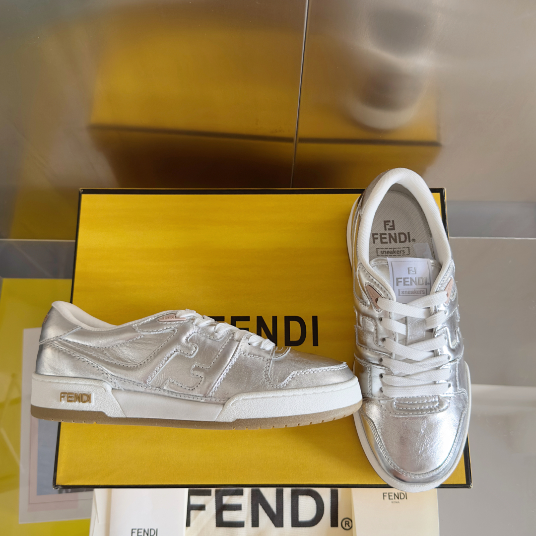 Fendi Fendimatch Capsule Collection Silver Leather Sneakers 3 cmp i1745853620800 5596 0 1