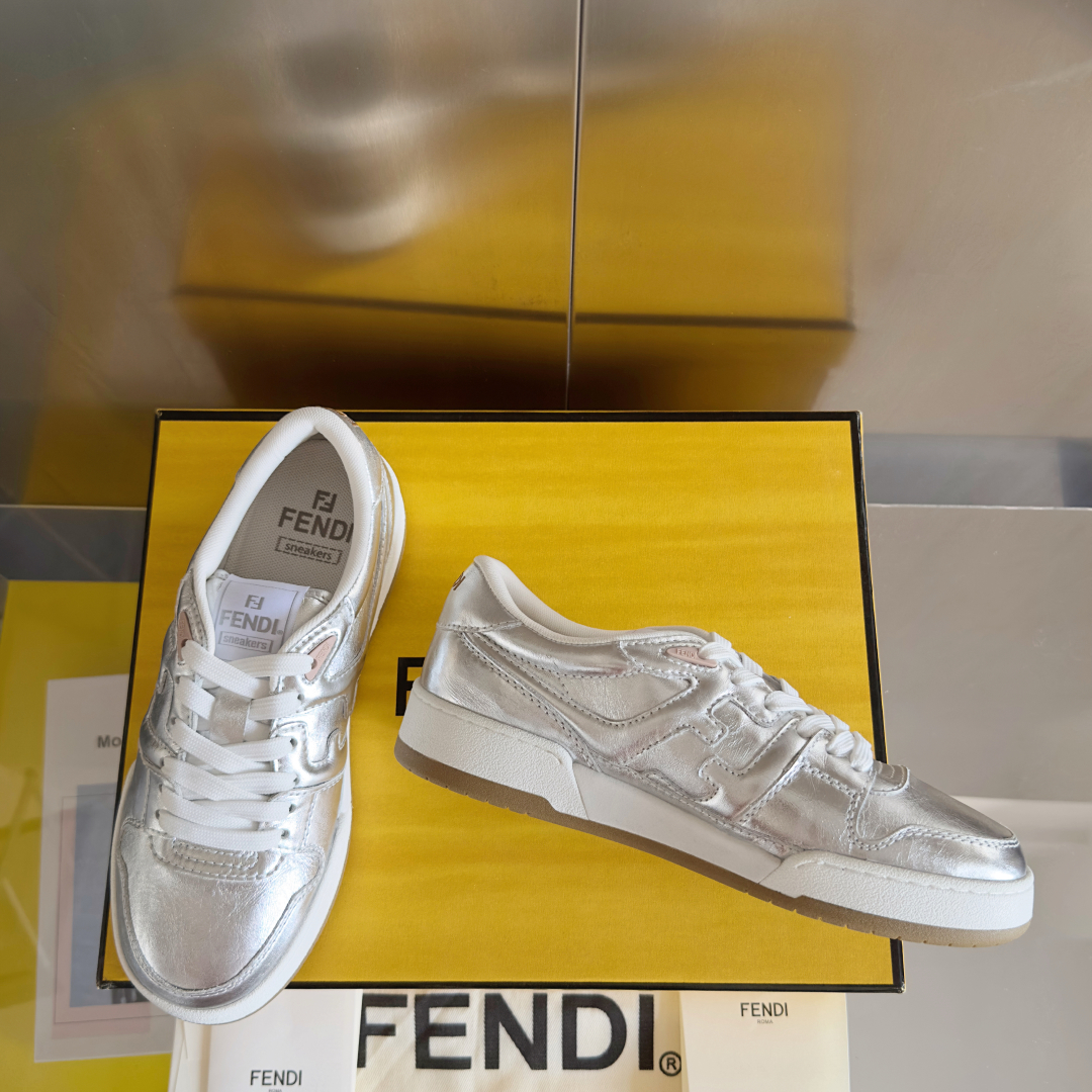 Fendi Fendimatch Capsule Collection Silver Leather Sneakers 4 cmp i1745853620846 4412 0 2