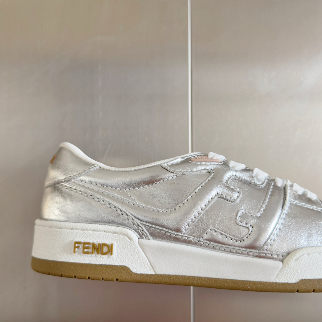 Fendi Fendimatch Capsule Collection Silver Leather Sneakers 9 cmp i1745853631054 8394 0 7