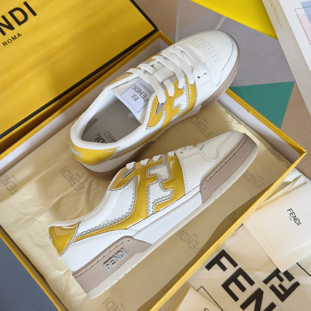 Fendi Fendimatch Capsule Sneakers: Retro-Chic Leather & Suede Blend 5 cmp i1745853682938 353 0 3