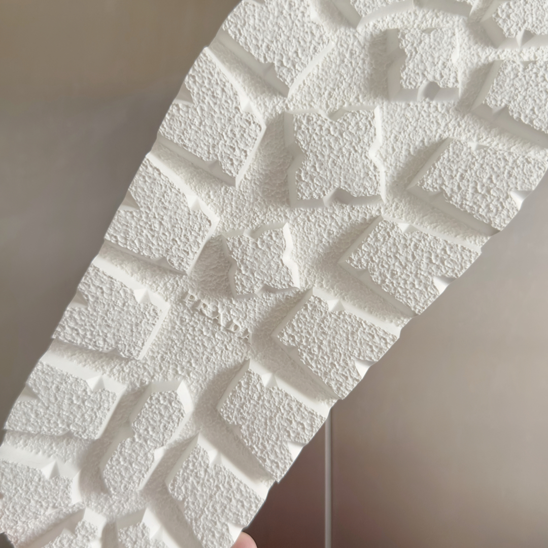 顶级版本：女款
Prada普拉达 Nappa系列 交叉 魔术贴 三角标 厚底 凉鞋
原版购入开发 做货 