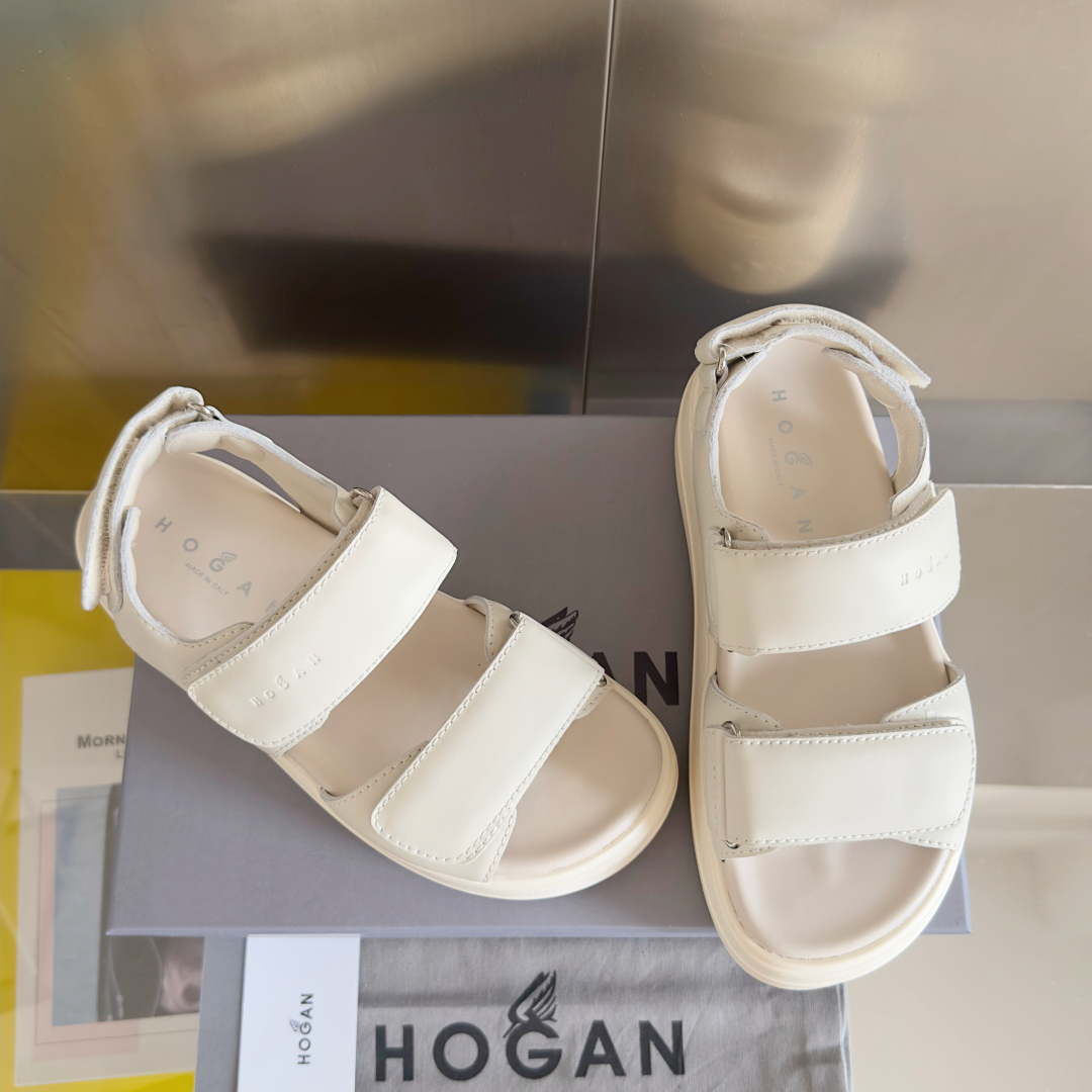 顶级版本：女款
Hogan霍根Skyscraper系列 H680厚底 魔术贴 凉鞋 
原版购入开发 做货