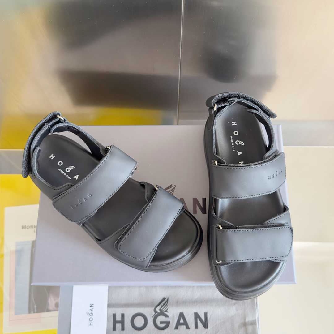 顶级版本：女款
Hogan霍根Skyscraper系列 H680厚底 魔术贴 凉鞋 
原版购入开发 做货