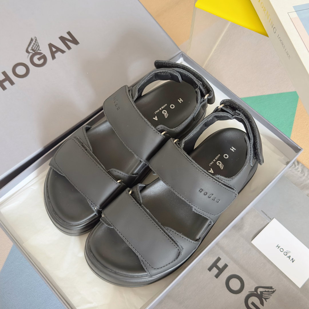 顶级版本：女款
Hogan霍根Skyscraper系列 H680厚底 魔术贴 凉鞋 
原版购入开发 做货