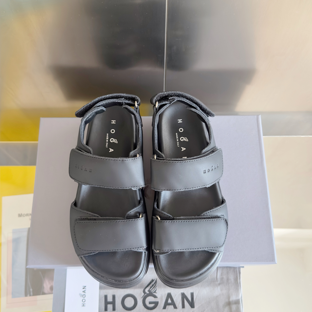 顶级版本：女款
Hogan霍根Skyscraper系列 H680厚底 魔术贴 凉鞋 
原版购入开发 做货
