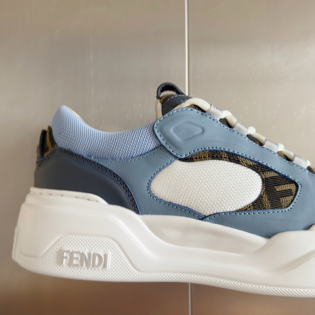 顶级版本：男款
Fendi 芬迪 最新 Force系列 FF厚底 休闲 运动鞋 板鞋
原版购入开发 做货