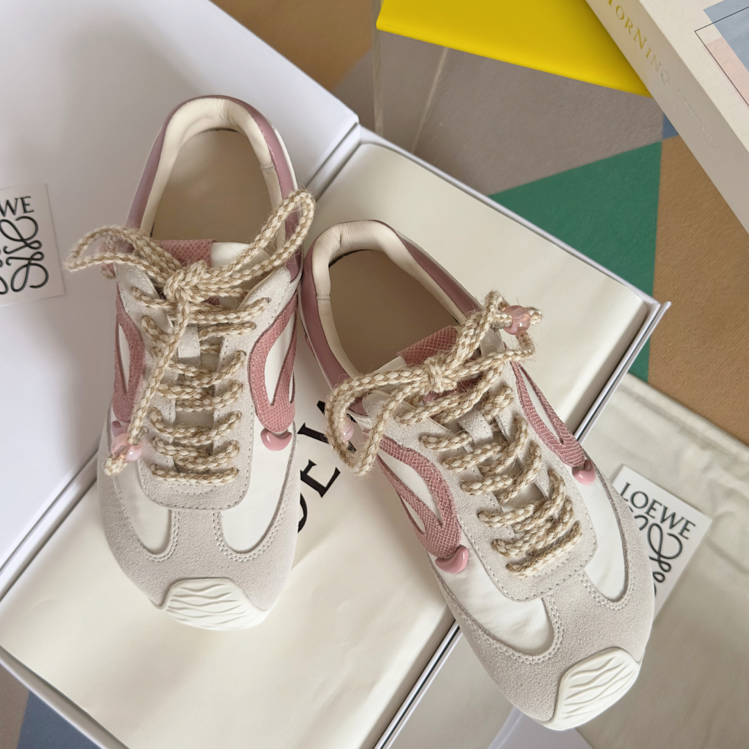 顶级版本：女款
LOEWE 罗意威 最新走秀款 Ballet Runner 2.0情侣款 芭蕾 休闲 运